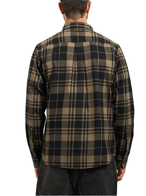 Camicia relaxed fit in flanella a quadri Boss Red | 50549753032